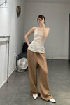 BASERANGE camisole top TOART-CG-AU23 UNDYED PB2